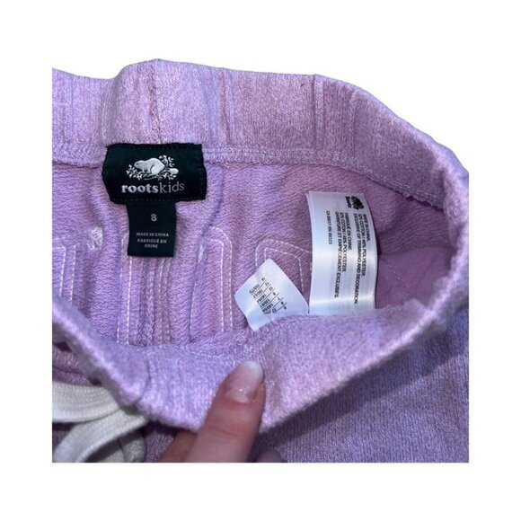 Roots Girls Purple Lilac Shorts Size 8. - Picture 4 of 8